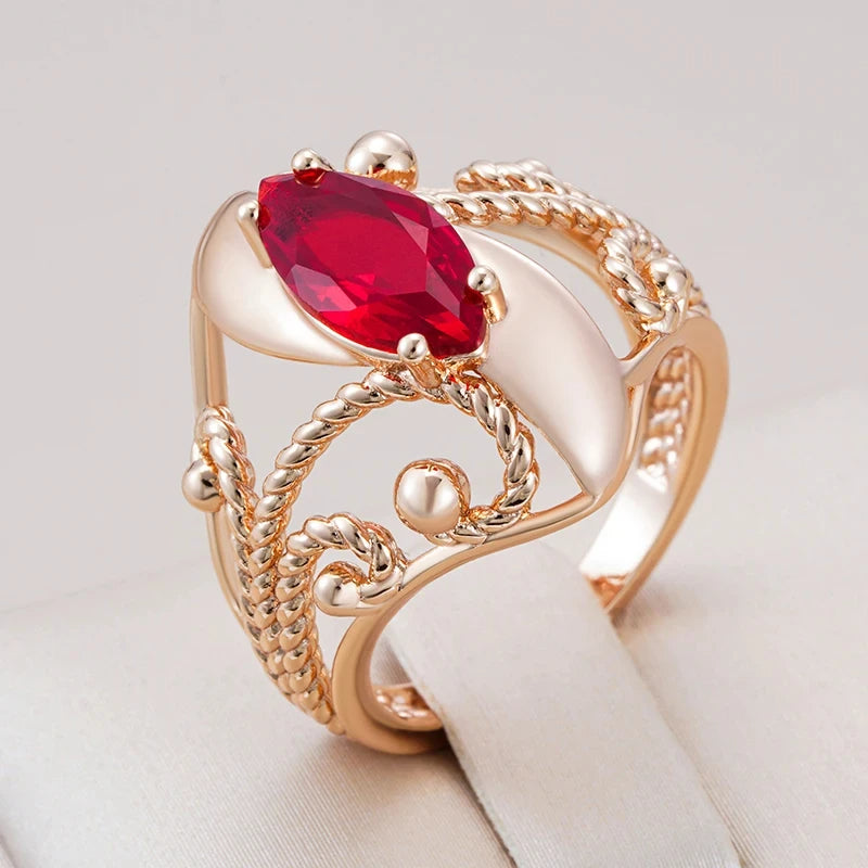 January Garnet Birthstone Ring