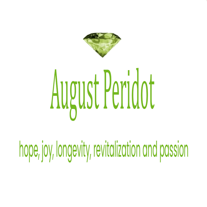 August Peridot Birthstone Ring