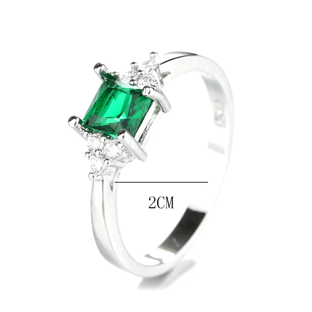 May Emerald Birthstone Ring