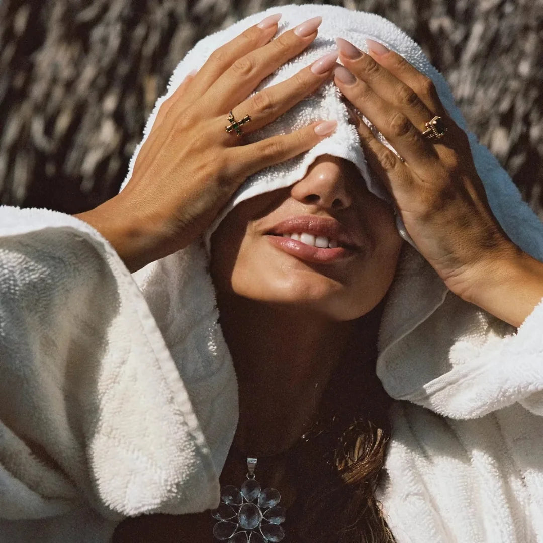 Celestial Cross Emerald Ring