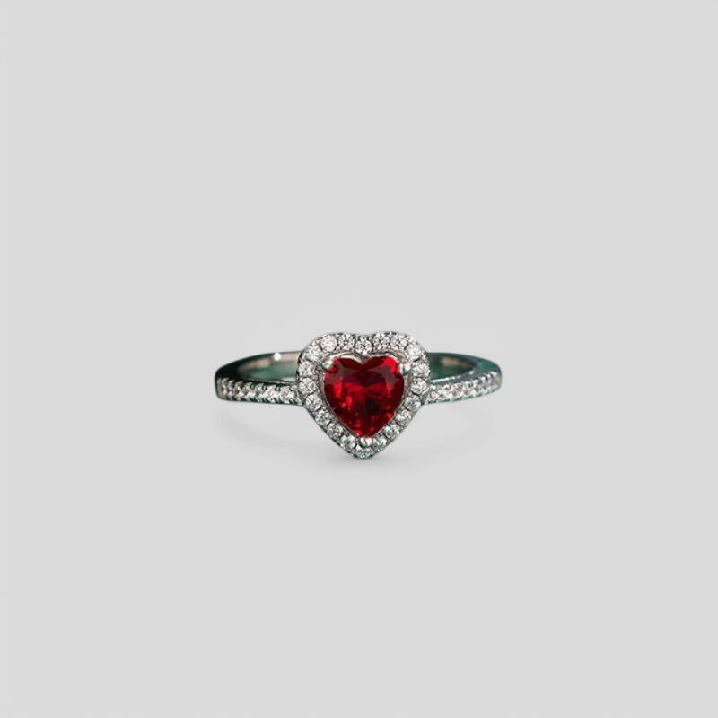 January Garnet Birthstone Ring