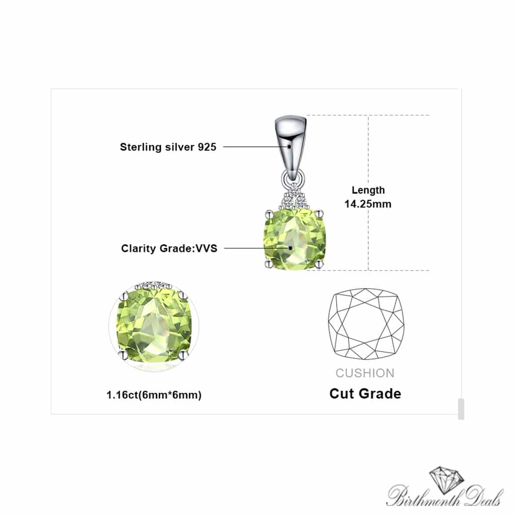 August Peridot Necklace - Birthmonth Deals