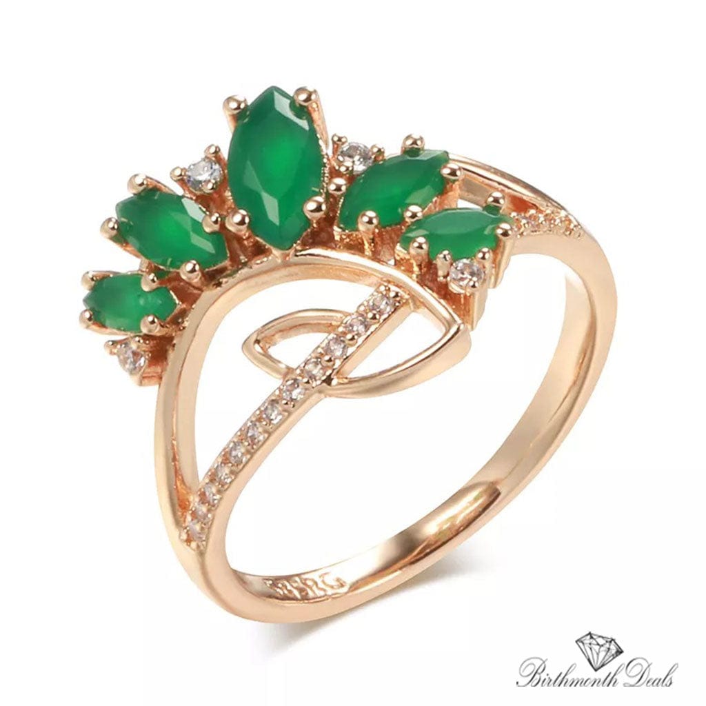 May Emerald Birthstone Ring - Birthmonth Deals