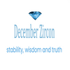 December Zircon Birthstone Ring - Birthmonth Deals