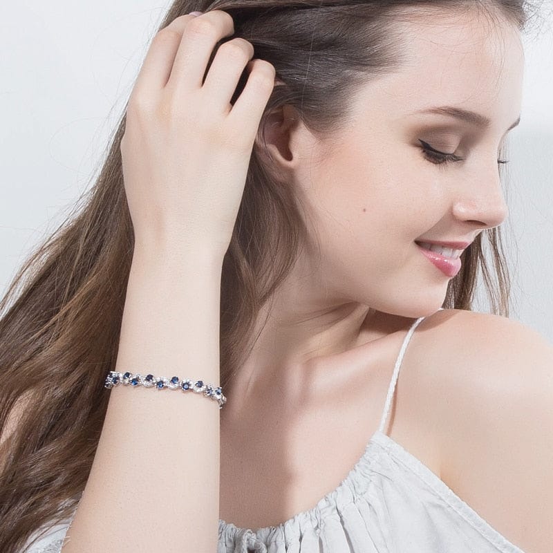 September Sapphire Birthstone Bracelet - Birthmonth Deals