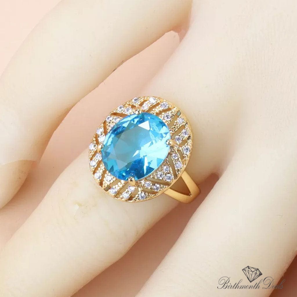 March Aquamarine Birthstone Jewelry Set - Birthmonth Deals