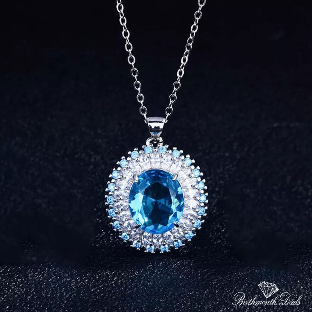 March Aquamarine Birthstone Jewelry Set - Birthmonth Deals