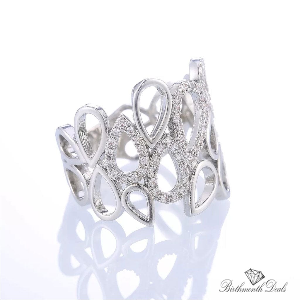 April Diamond Birthstone Ring - Birthmonth Deals