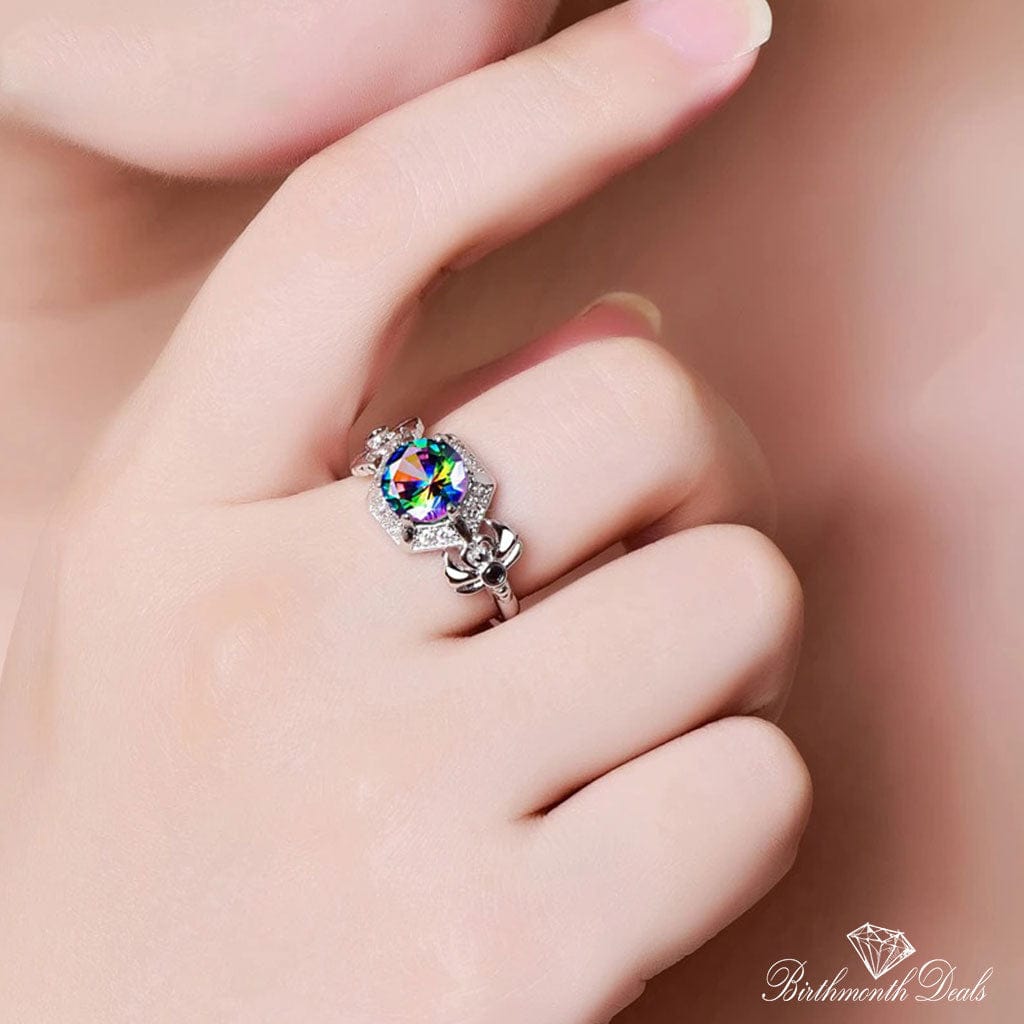 June Alexandrite Birthstone Ring - Birthmonth Deals