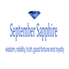 September Sapphire Triple Row Luxe Ring - Birthmonth Deals