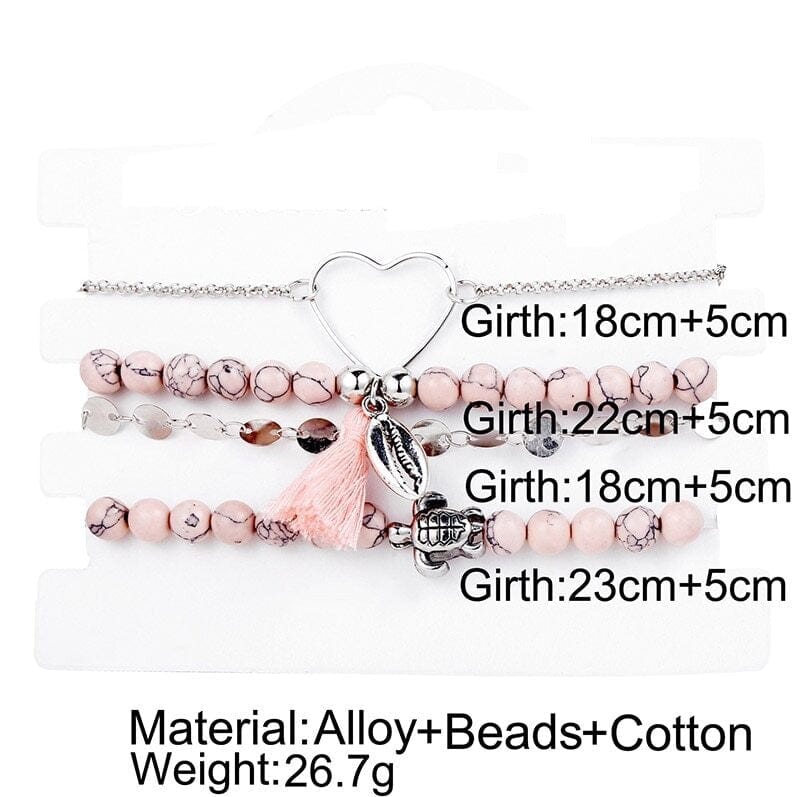 Everything Pink Bohemian Bracelets - Birthmonth Deals