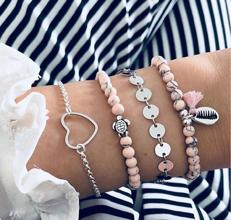 Everything Pink Bohemian Bracelets - Birthmonth Deals