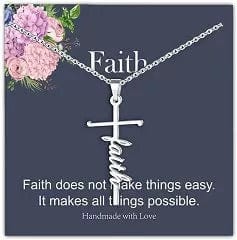 Faith Necklace - Birthmonth Deals
