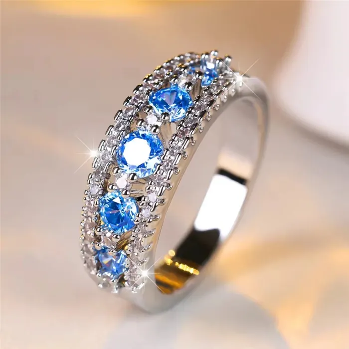 March birthstone ring