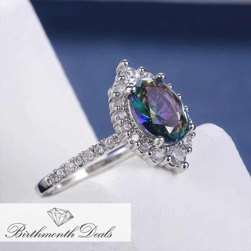 June Alexandrite Birthstone Ring - Birthmonth Deals