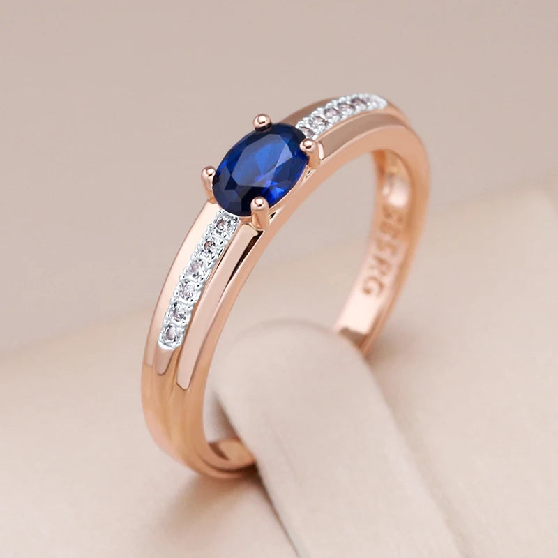 September Sapphire Birthstone Band Ring