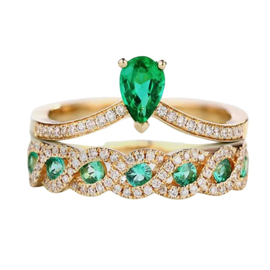 May Emerald Birthstone Ring