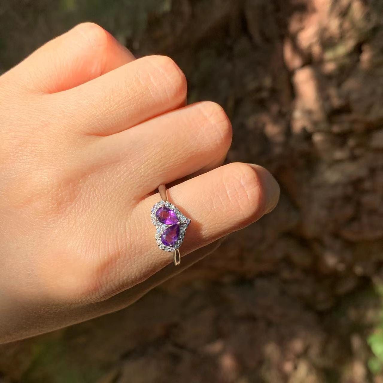 June alexandrite  birthstone ring