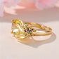 Oval November Citrine Ring