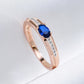 September Sapphire Birthstone Band Ring