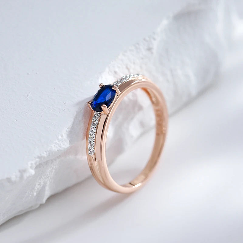 September Sapphire Birthstone Band Ring