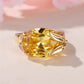 Oval November Citrine Ring