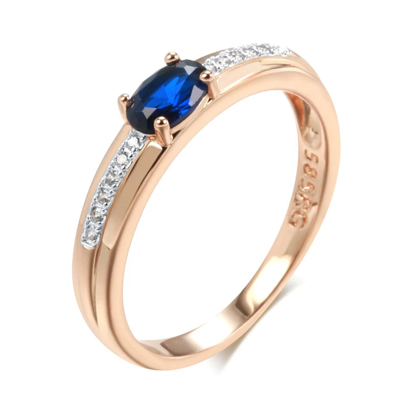 September Sapphire Birthstone Band Ring