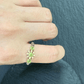 August Peridot Birthstone Ring