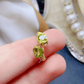 August Peridot Birthstone Ring