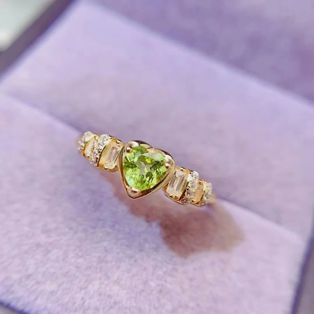 Celestial Peridot Ring