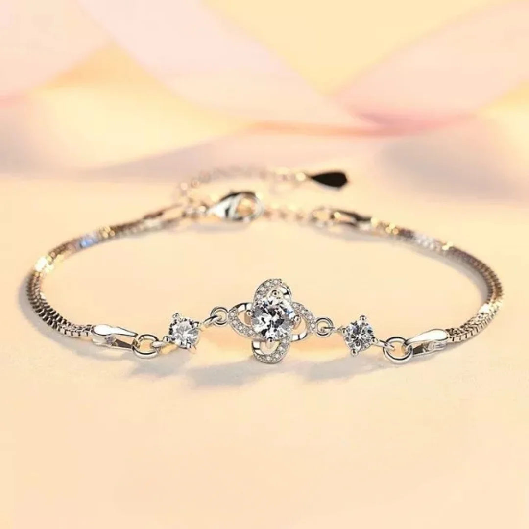 April Diamond Birthstone Bracelet