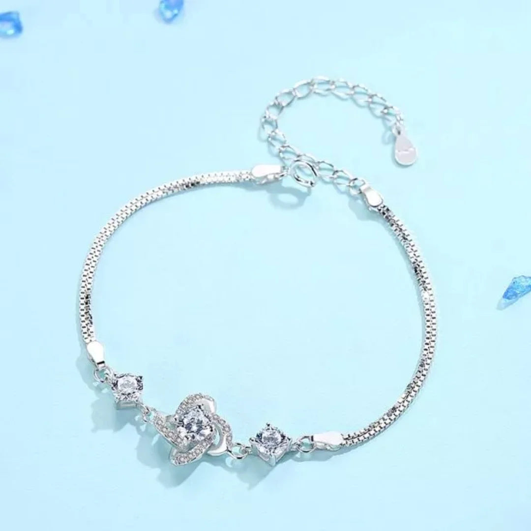 April Diamond Birthstone Bracelet