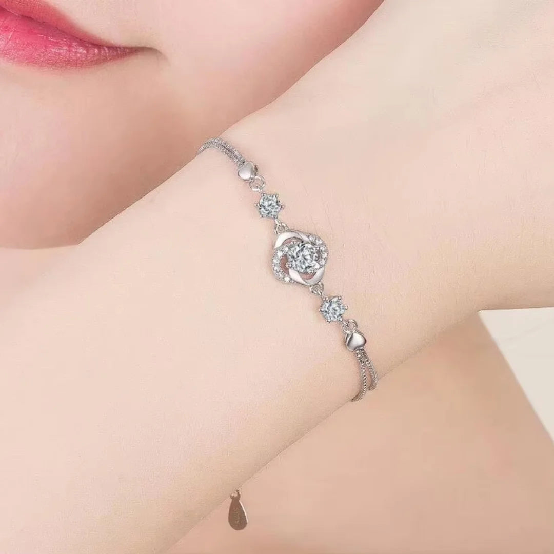 April Diamond Birthstone Bracelet