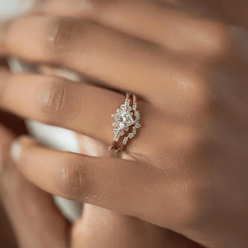 April Diamond Birthstone Stacking Ring