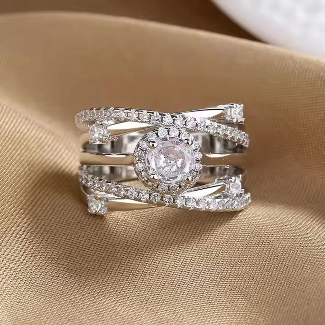 April Diamond Birthstone Ring