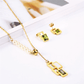 August Peridot Birthstone Jewelry Set