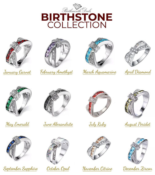 All Birthstone Collection Ring - Birthmonth Deals