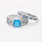 December Zircon Birthstone Ring