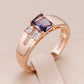 February Amethyst Birthstone Ring