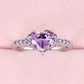 February Amethyst Birthstone Ring