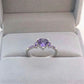 February Amethyst Birthstone Ring