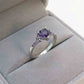 February Amethyst Birthstone Ring