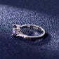 February Amethyst Birthstone Ring