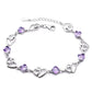 February Amethyst Birthstone Bracelet