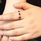 January Garnet Birthstone Ring