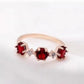 January Garnet Birthstone Ring