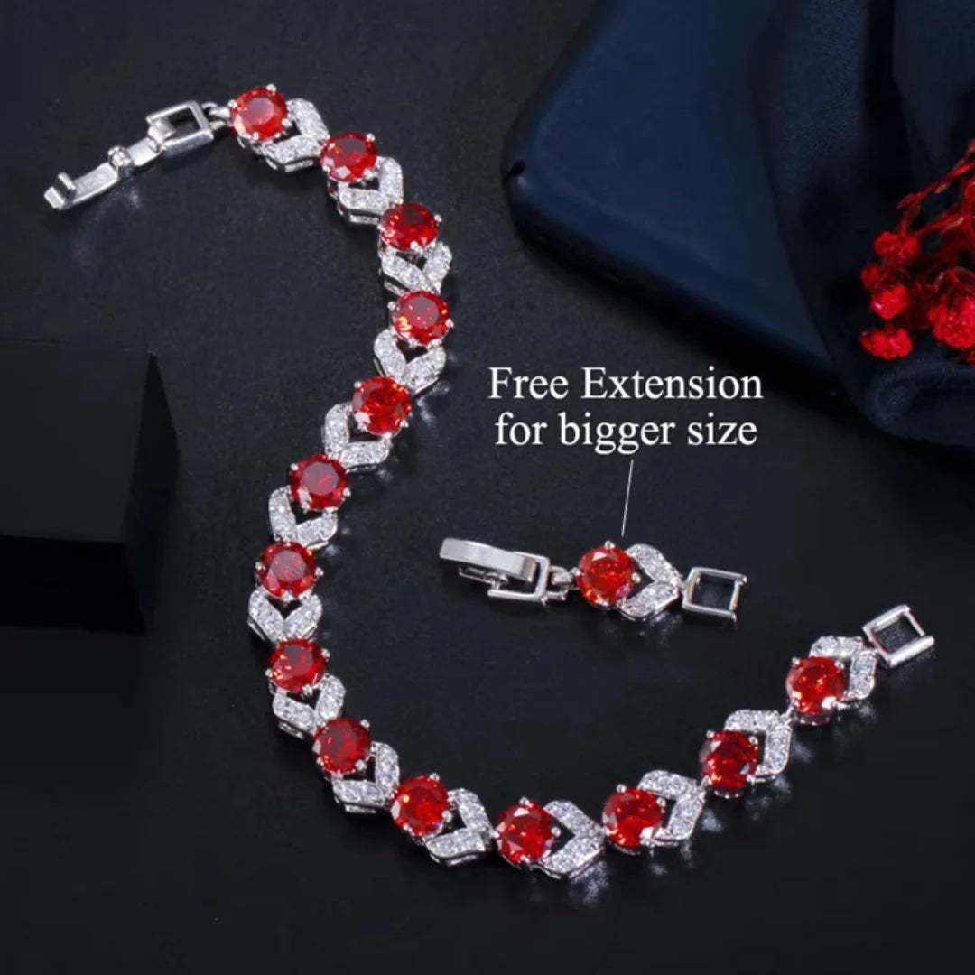 January Garnet Bracelet