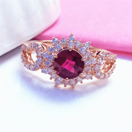 July Ruby Birthstone Ring