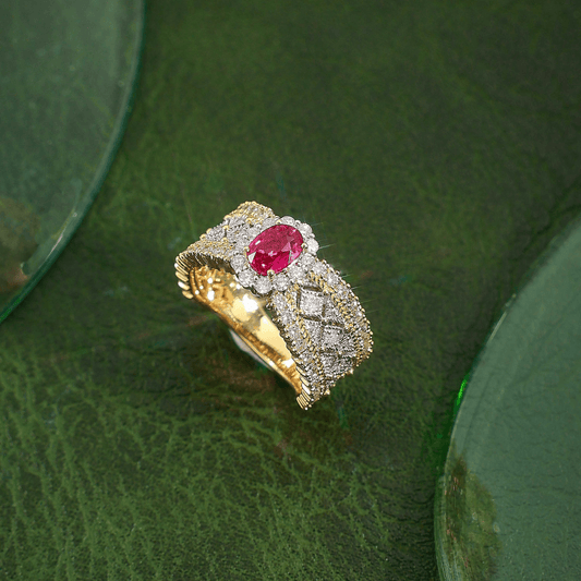 ❤️ July Ruby Birthstone Ring 🎁