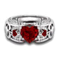 July Ruby Birthstone Ring